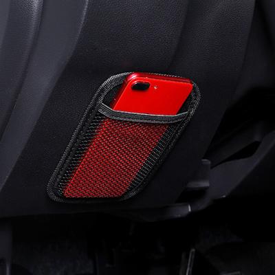 Auto & Car Seat Side Storage Mesh Net Pouch Bag Phone Holder Pocket Organizer