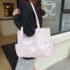 Japanese Style Simple Cute Star Print Tote Crossbody Bag For Girls