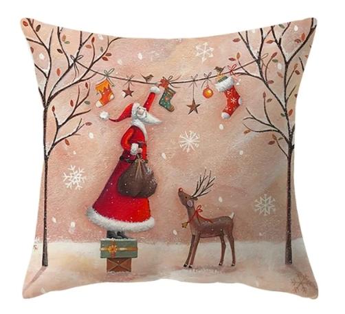 45Cm Christmas Pillowcase Cushion Cover Christmas Decorations For Home Christmas Ornament Gift Happy New Year