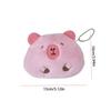 Soft Capybara Coin Purse Cartoon Guinea Pig Bag Pendant Cute Plush Doll Keychain  Hanging Accessory