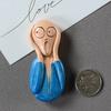 Cartoon European Jesus Van Gogh Mona Lisa Yoga Charming Legs 3D Resin Magnet Fridge Magnets Room Decoration Refrigerator Sticker