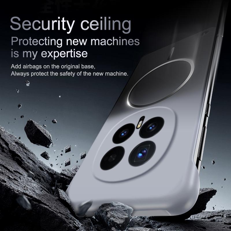 Custodia sottile senza bordi, vernice metallizzata satinata, per telefono Magsafe, per Honor Magic 8 8Pro 7 6 Pro, ricarica wireless, cover colorata sfumata