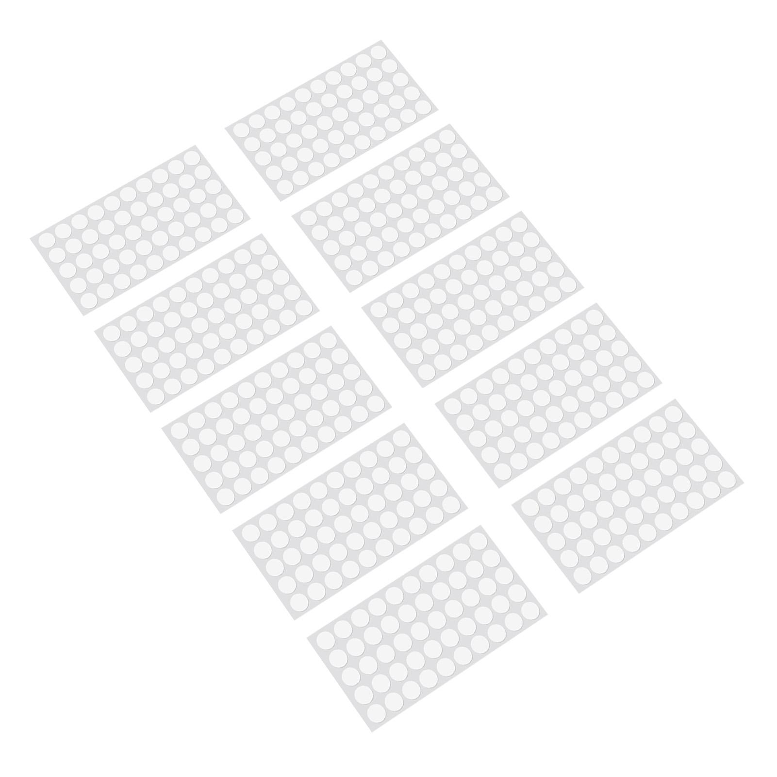 

10 Sheets Glass Table Top Non Slip Pads Clear Silicone Cabinet Bumpers Dots Under Glasses Furniture Pad Self Adhesive
