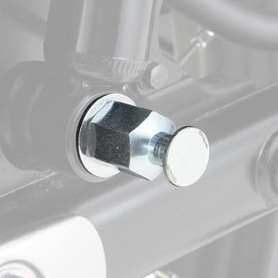 Daytona 26378 Motorcycle Stand Hook for Mini Bikes (Monkey/CT125 Etc), Twin Shock M10 Bolt Compatible, Spool Nut, Silver, 2-Pack