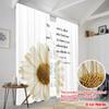 2pcs 2D Flat Printing Curtain Fall In Love Best Version Yourself Polyester Without Electricity Birthday Party Perfect for