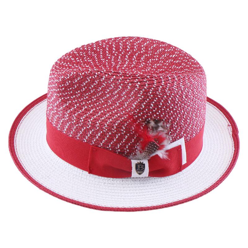 Spring And Summer Foldable Wish Splicing Men'S And Women'S Seaside Vacation Shade Jazz Hat Top Hat