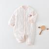 Thickened Quilted Baby Jumpsuit for Autumn/Winter – Newborn Crawling Suit