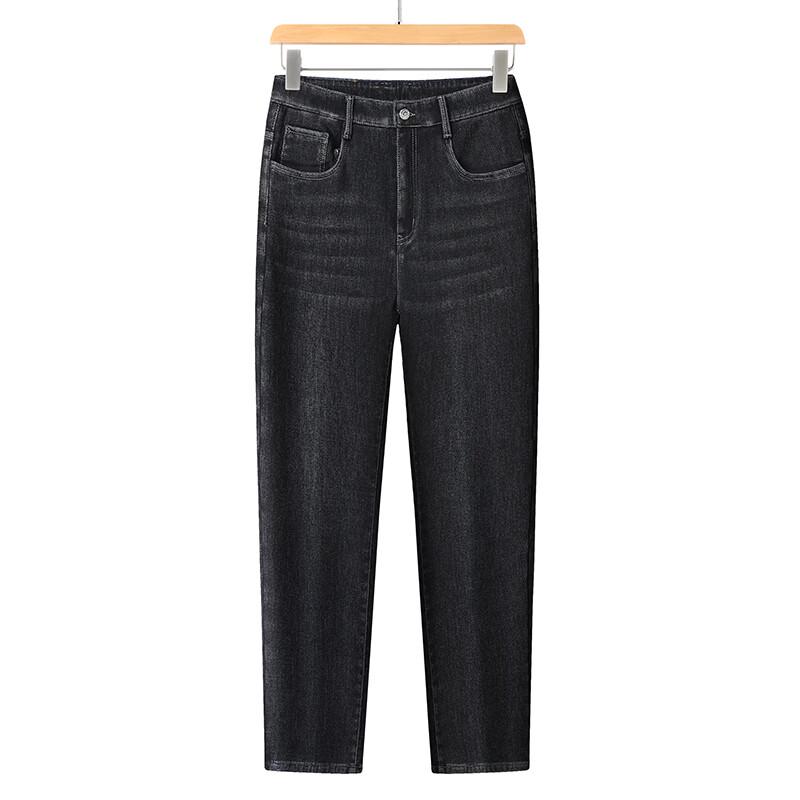 

Men s Fleece-Lined Loose Straight-Leg Jeans 45