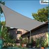 Shade sail, UV sun protection material, graphite, garden canopy, 3x2m