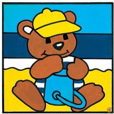 Kit canevas soudan enfant : Nounours