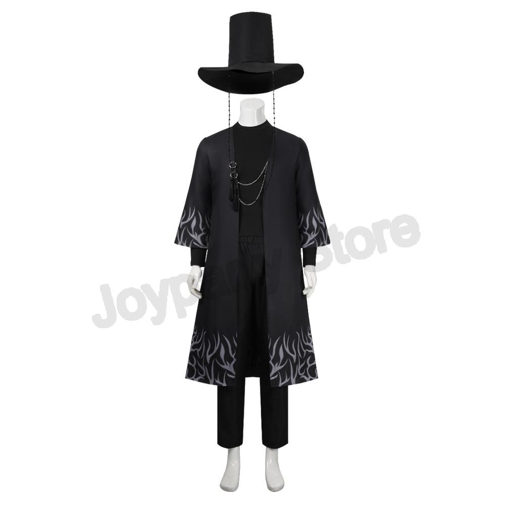 Anime K-POP Devil Saga Boy and Girl Role Playing Costume 2025 Hunter Fantasia Coat Pants Bracelet Multi Choice Set Halloween