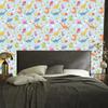Wallpaper Colorful dinosaurs cacti rainbows for living room and bedroom 50x1000