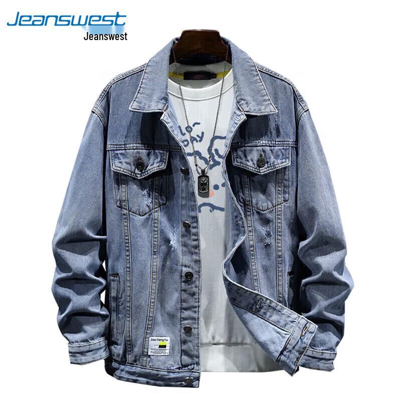 Повседневная джинсовая куртка с воротником для мужчин Jeanswest M