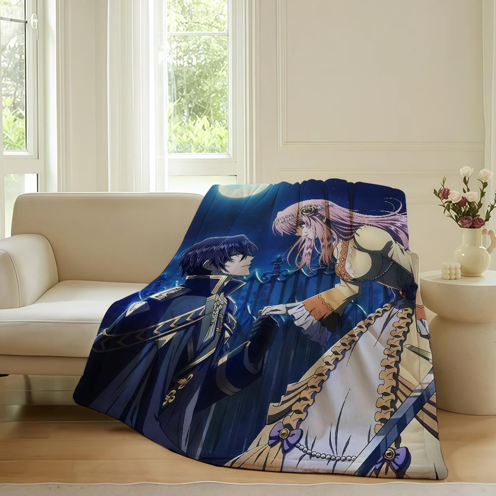 Anime 7th Time Loop Blanket For Sofa Office Bed Plane Travel Sleep Read Relax Camping Soft And Warm