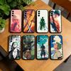 Z-Zoro Back View One Piece Anime Phone Case For Samsung Galaxy A73,A72,A71,A70,A53,A52,A51,Soft Silicone Black Cover