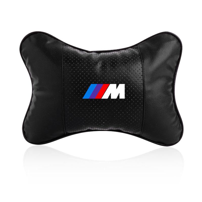 Car Seat Headrest Auto Logo Neck Pillow Car Accessories For BMW X6 X1 X2 X3 X4 X5 X7 E46 E39 E90 E36 E60 E34 E30 F30 E71 F10 F10
