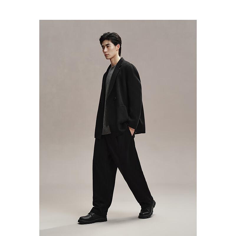 PEACEBIRD Herren Kurzmantel aus Wollmischung für den Winter