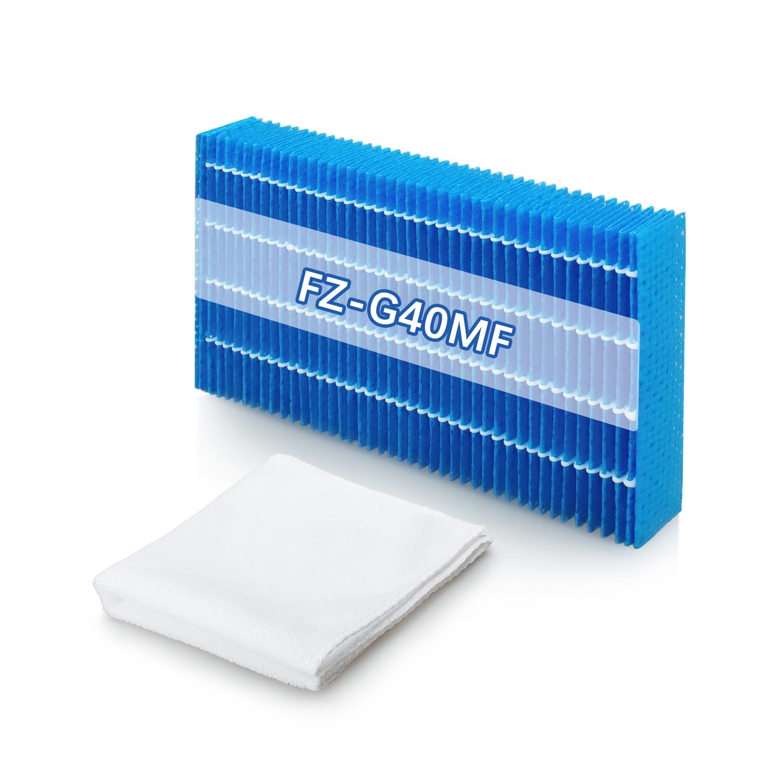 

ISTORA Replacement Antibacterial Evaporative Filter for SHARP Humidifier with Cleaning Cloth Model Number FZ-H40MF