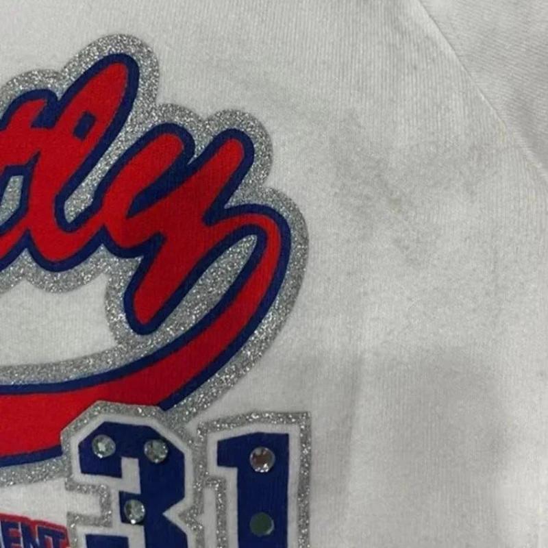 2KWEIRD Vintage Y2k Γυναικεία Μπλουζάκια Λευκά Grunge Γραφικά Μακρυμάνικα Μπλουζάκια Harajuku 2000s Αισθητική Streetwear Αμερικάνικο Ρετρό