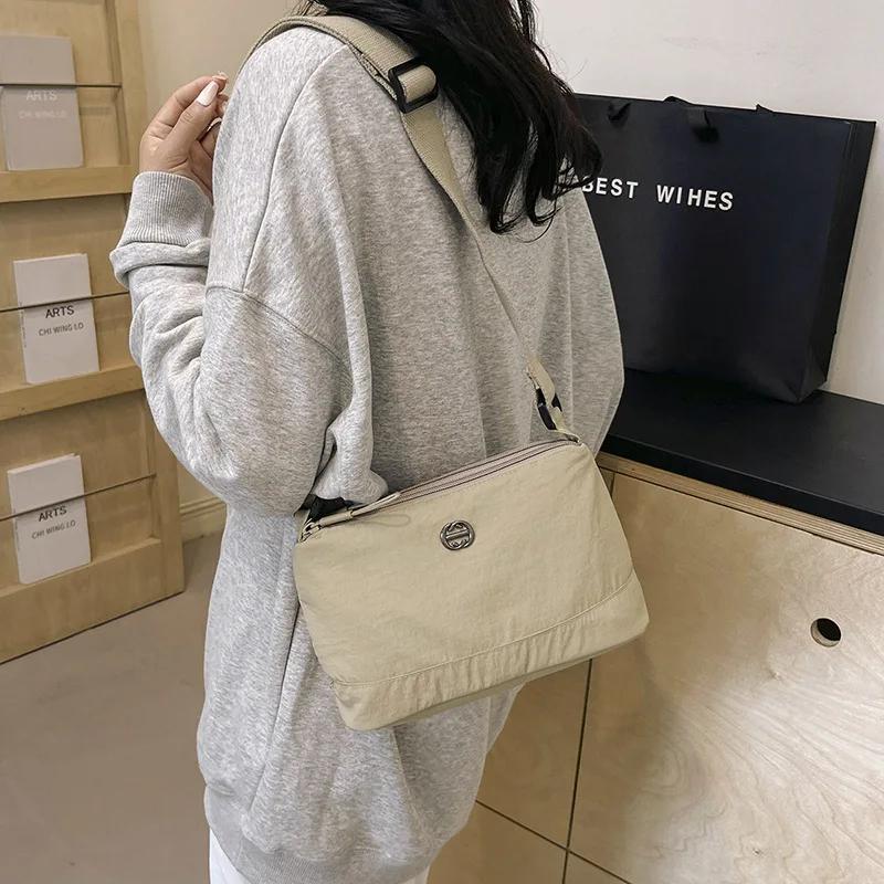 Multifunctional Canvas Crossbody Bag Waterproof Portable Casual Versatile Fashion New