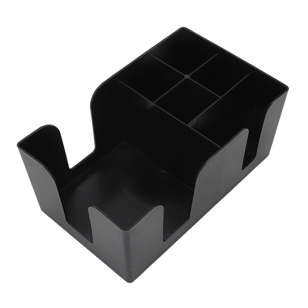 Coffee Station Organizer Multifunction Classification ABS Upright Coffee Condiment Organizer with 6