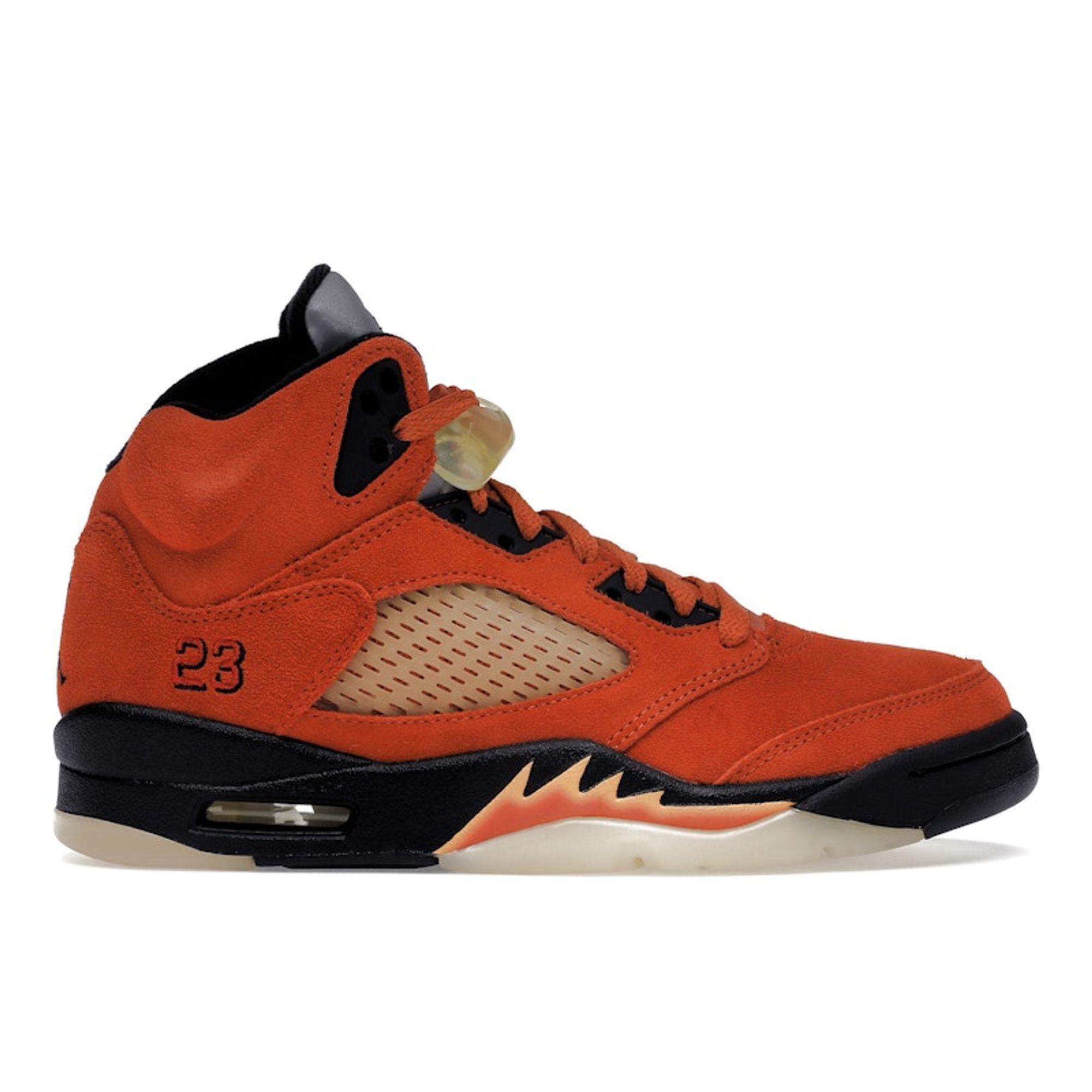 

Женские кроссовки Air Jordan 5 Retro Dunk on Mars Red Martian-Sunrise Black DD9336-800 36