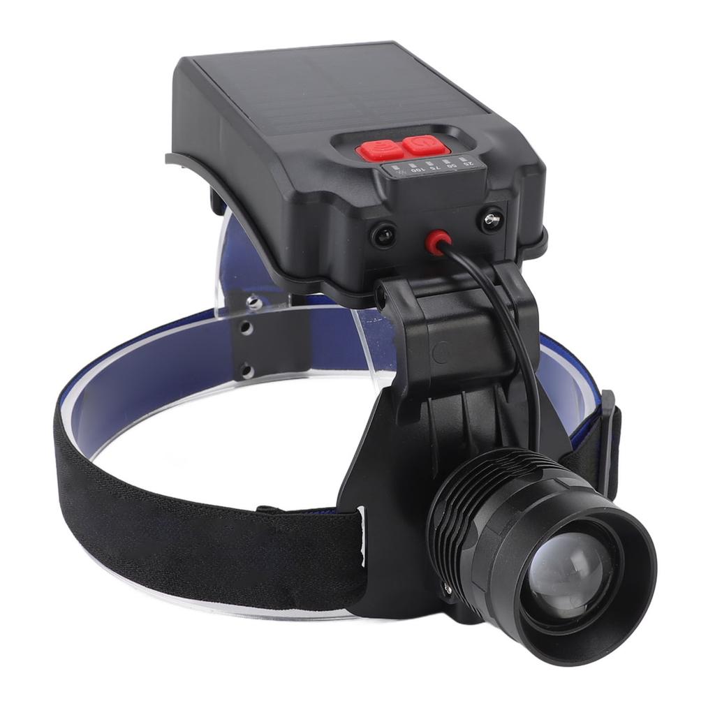 Solar  Light 2700LM Bright IPX4 Waterproof 3 Lighting Mode Rechargeable Sensor Headlamp with 90??