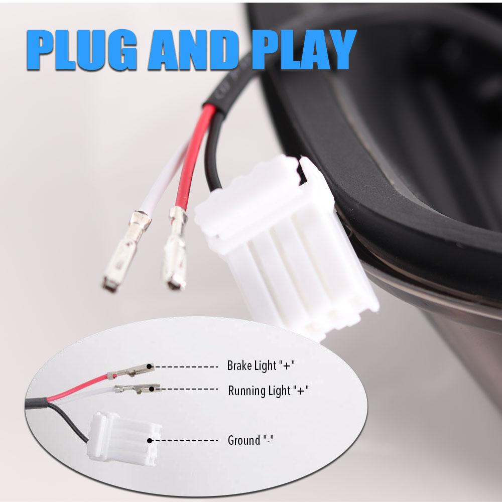 LED Brake Tail Light Motorcycle for Harley FLSTF Night Train Touring Softail Sportster Road King Electra Road Glide