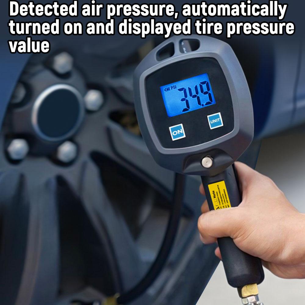 Tire Pressure Gauge High-precision Monitoring Inflation Gun Auto Accessories Digital Display Universal Car Tire Manometro