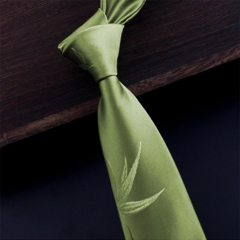 Vintage Formal Business Necktie Leaves Printed Jacquard Necktie Retro Luxury Necktie Formal Events
