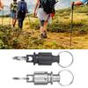 Titanium Alloy Quick Release Open Keychain Universal Rotary Buckle Convenient Detachable Keyring Quick Hangs Buckle