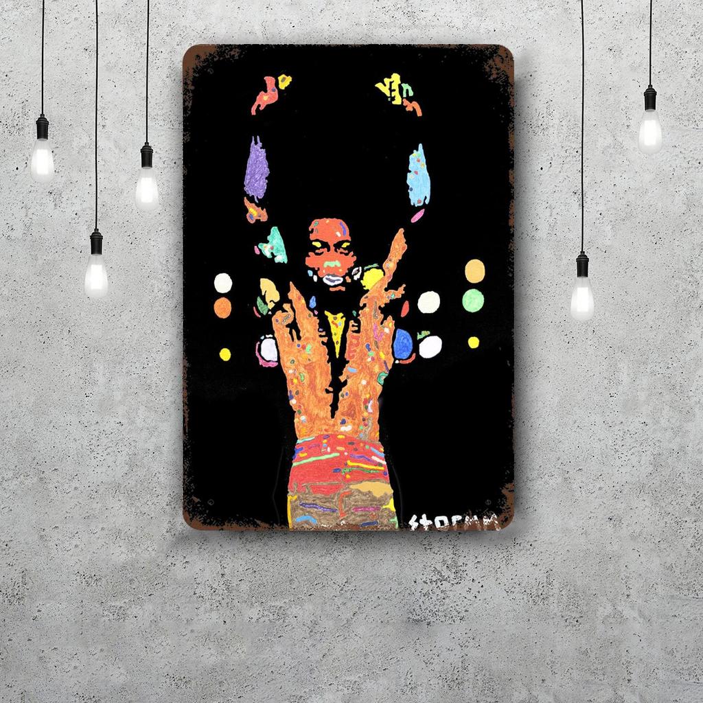 Fela Kuti Metal Signs wall decor Vintage Tin Signs Captain Metal Poster Decor for Bar Pub Club Wall Decoration