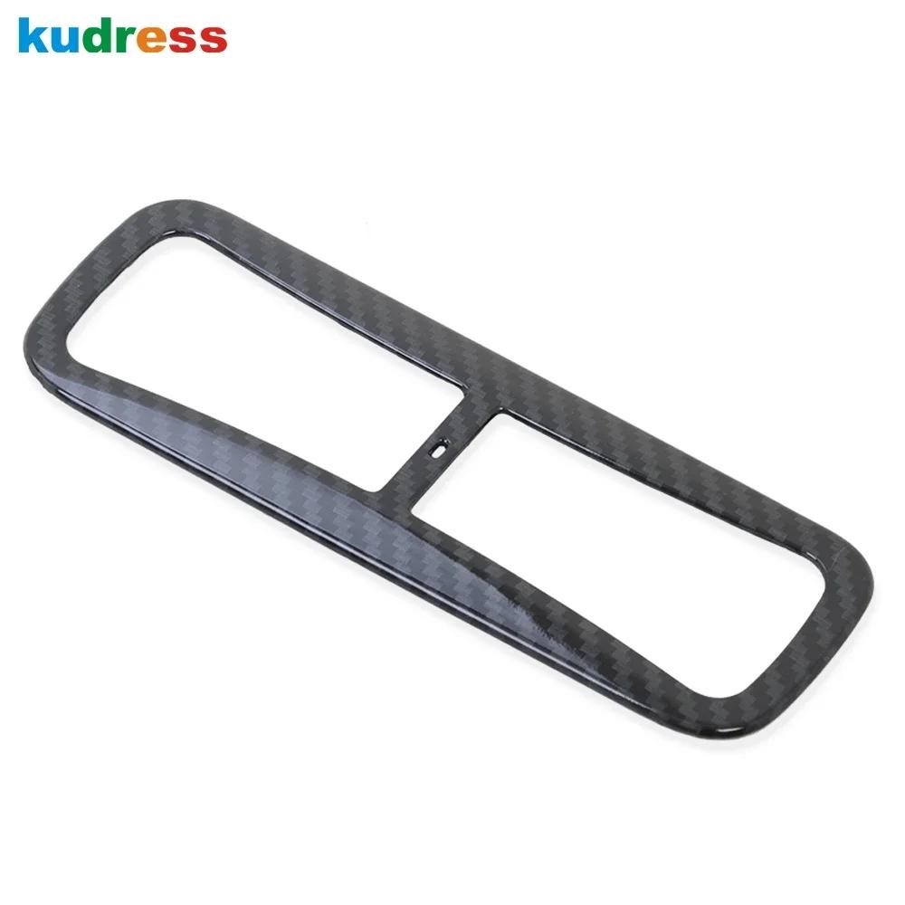 For Honda CRV CR-V 2017 2018    Carbon Fiber Car Front Rear Roof Reading Light Lamp Cover Trim Interior Accessories