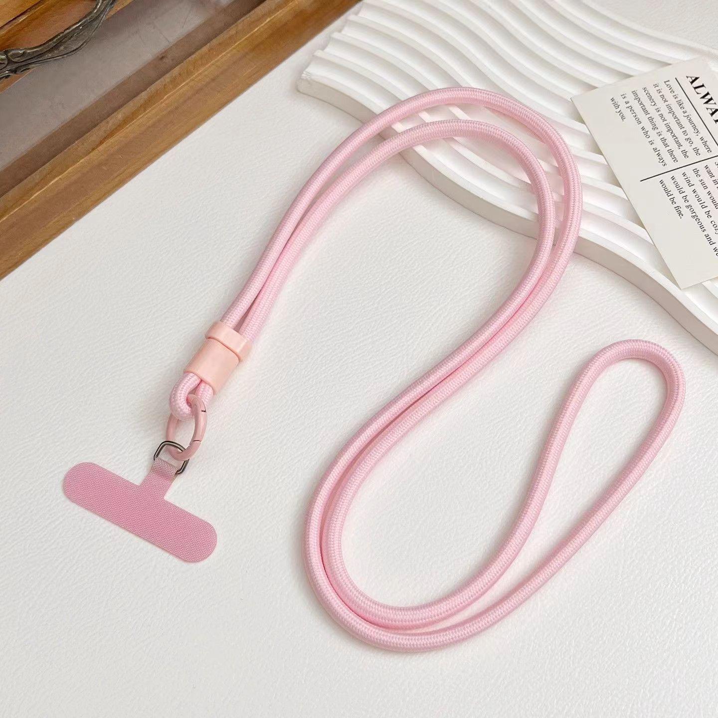 

Adjustable Solid Color Phone Lanyard and Shoulder Strap - Durable Nylon for Outdoor Use