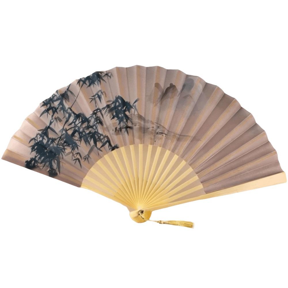 Chinese Style Hand Fan Collapsible Dance Fan Portable Folding Handheld Fan  Party