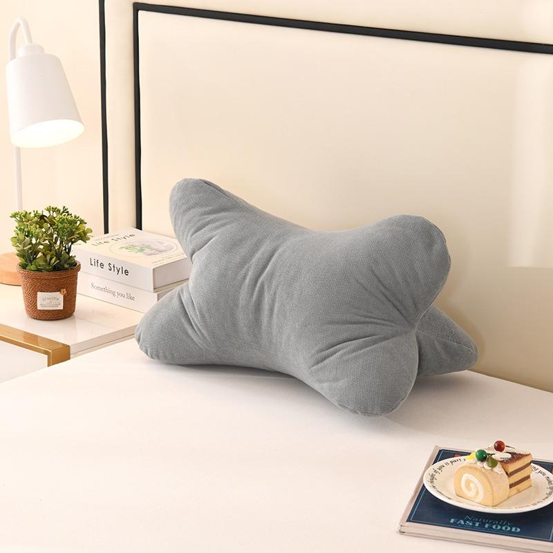 Bone Shape Pillow Cervical Lumbar Support Office Chair Bed Wedge Pillow & Leg Rest for Health Comfort Gift