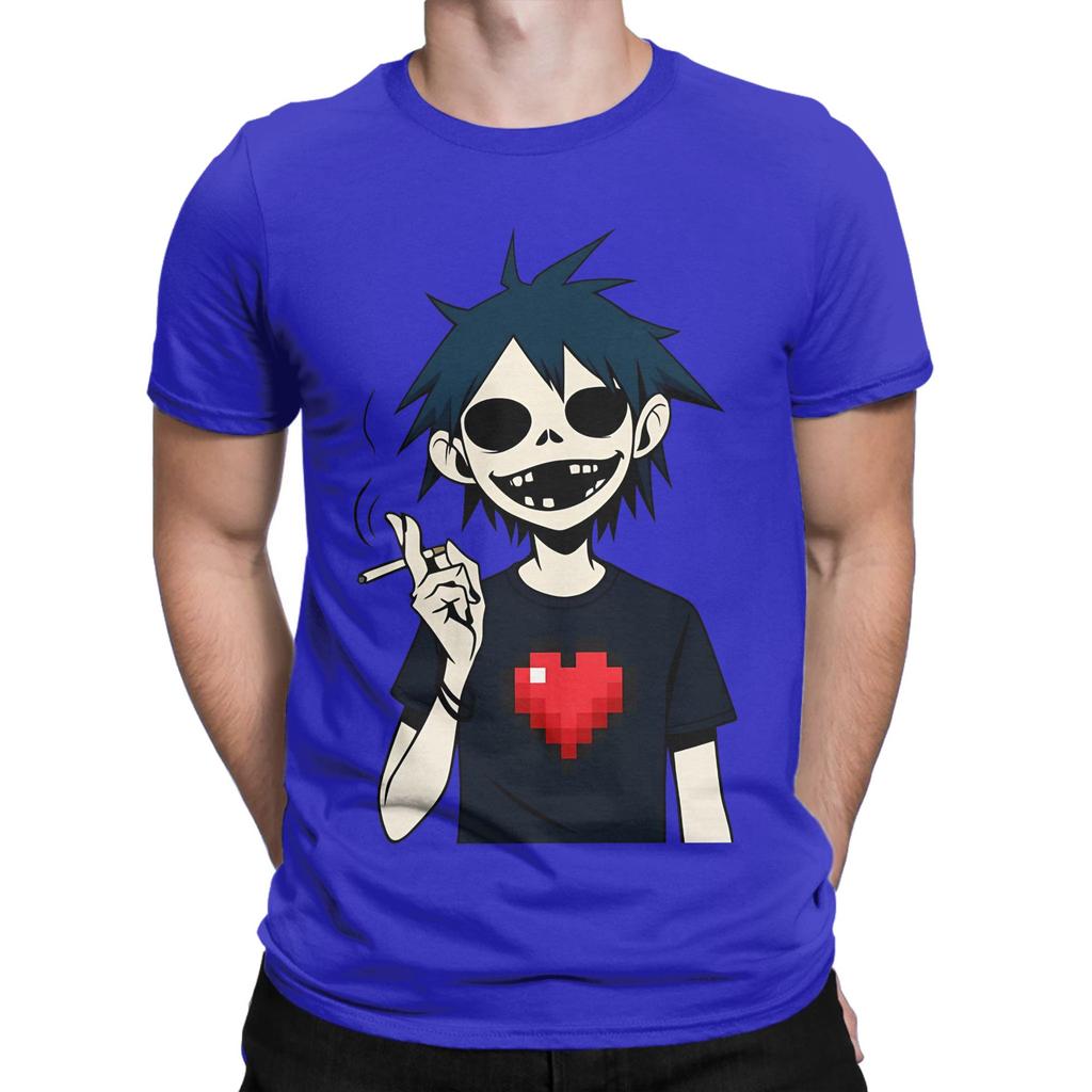 Art Lover Graphic 100 Cotton Tshirt Gorillaz Tops Tees For Unisex