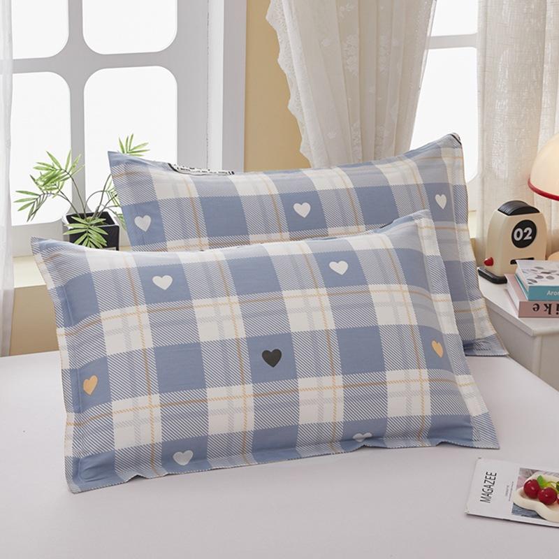 2pcs Floral Pattern Cotton Pillowcase Without Pillow Core, Comfortable Soft Pillow Covers, for Home Bedroom Living Room Decor, 19*29inch