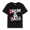 Funny Drum and Bass T Shirts Rum and Ass Lovers Jokes Short Sleeve Cotton Soft T-shirt Unisex Fashion Casual Tee Shirt Oversized