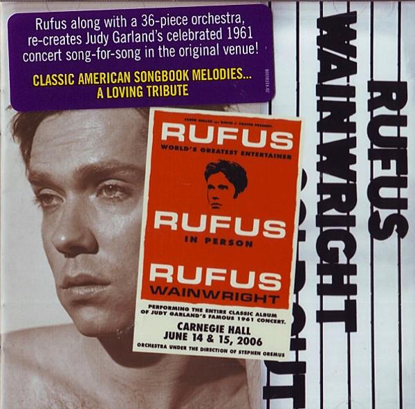CD RUFUS WAINWRIGHT Rufus Does Judy At Carnegie Hall B001031802IN02 Geffen Records 2007 США Рок Б/у
