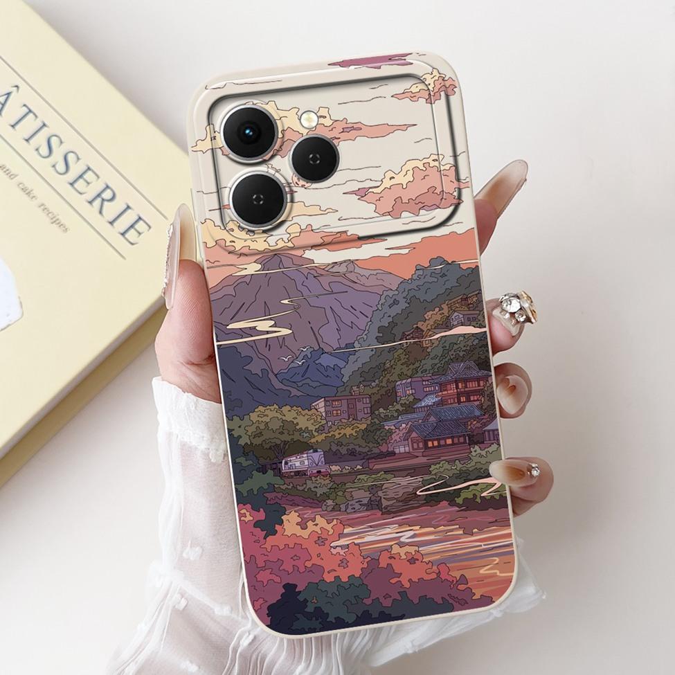 For Techno Spark 40 Case Cover Silicone Cute Cartoon Fashion Luxury Funny Cool Painted Phone Case For Tecno Spark 40 Back Cover