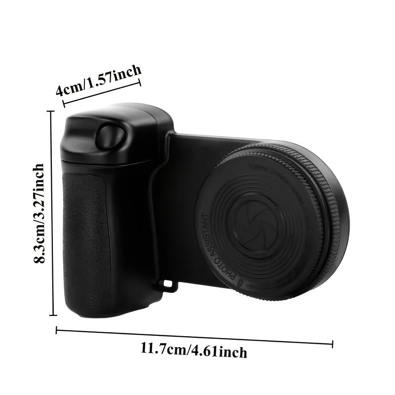 Mobile Phone Camera Handle 360° Rotating Magnetic Holder with Detachable Remote Shutter Bluetooth-Compatible Camera Handle