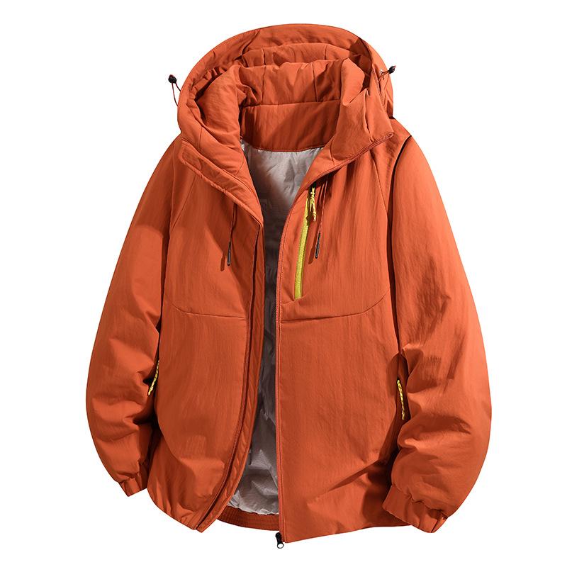 

ACU Men s Winter Hooded Down Jacket | 90% White Duck Down Lightweight Casual Puffer Outerwear 2XL