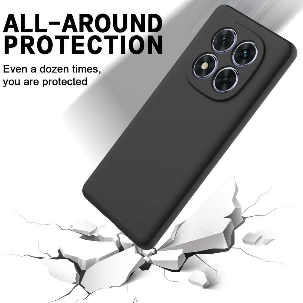 For Xiaomi Poco X7 5G Liquid Silicone Case Phone Back Cover with Hand Strap