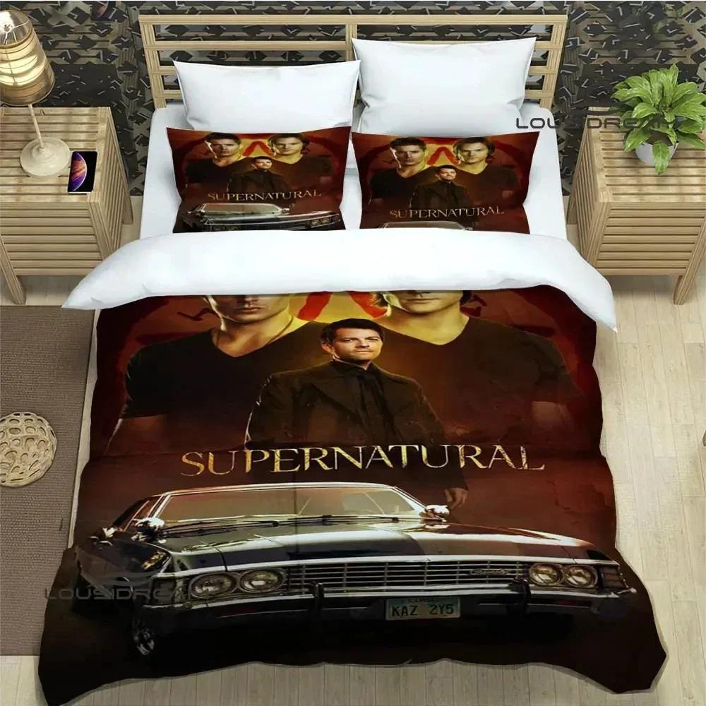 supernatural join the hunt Bedding Sets exquisite supplies set duvet cover bed comforter set bedding set luxury birthday gift
