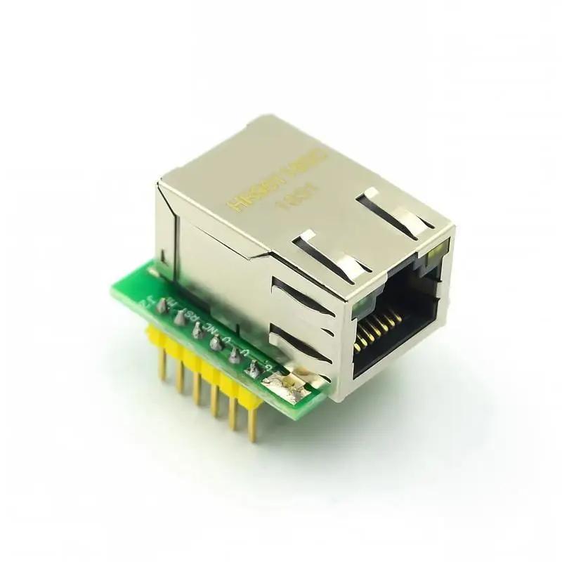 

USR-ES1 W5500 Ethernet network module hardware SPI to LAN/ Ethernet TCP / IP 51 / STM32 microcontroller program over W5100