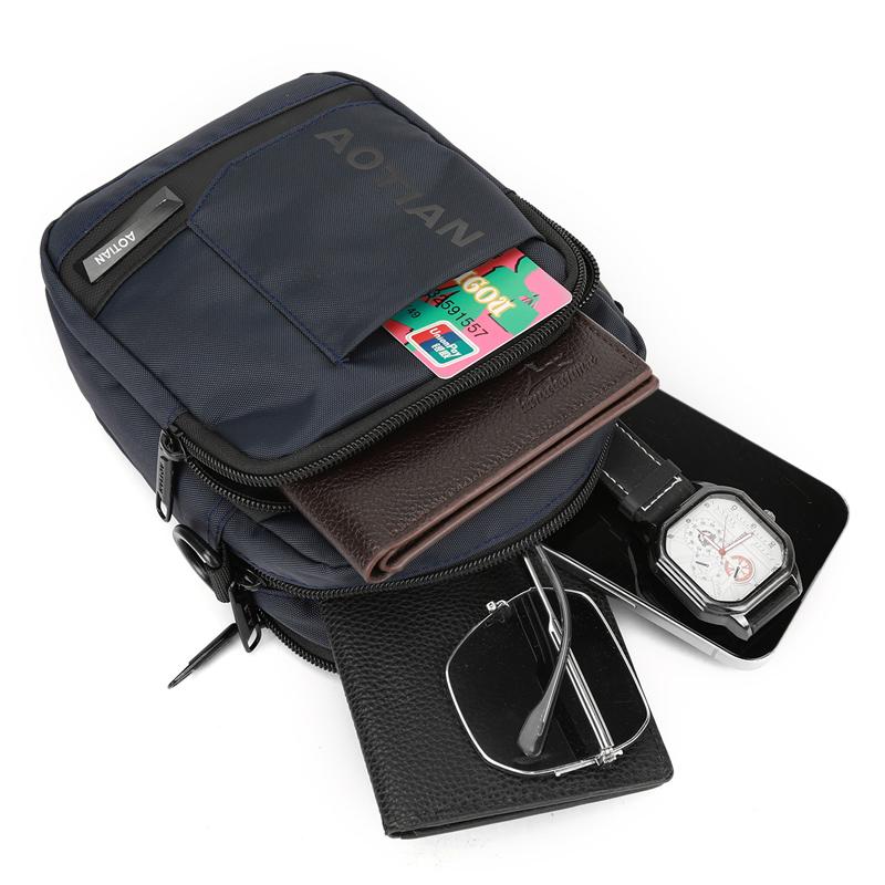 Men's Multi-Functional Small Bag Shoulder Bag Crossbody Bag Mobile Phone Bag Waist Bag