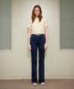 Assenti [Fleece-Lined][Select Length] Denim Slim Bootcut Pants_Blue