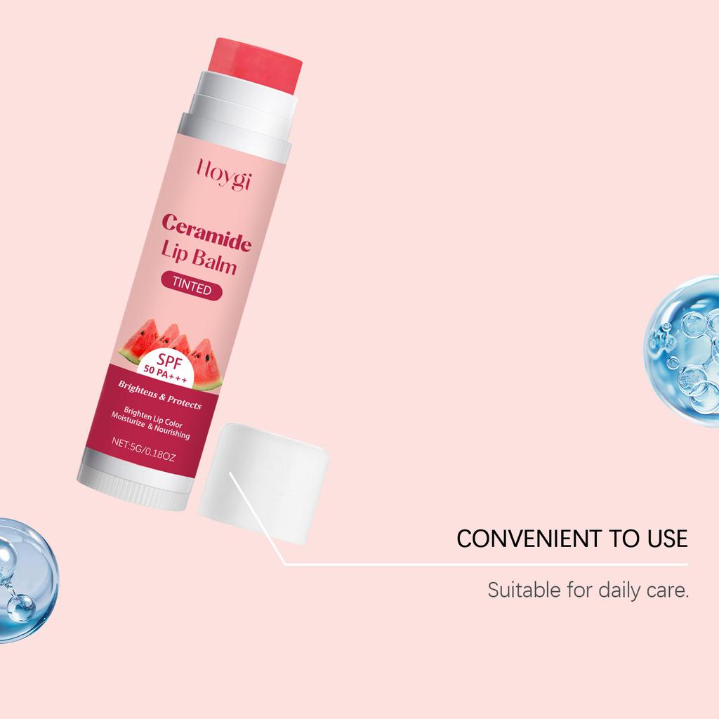 HOYGI lip balm, daily care and moisturizing, plumping, hydrating and moisturizing, improving chapped, soft and pouty lips