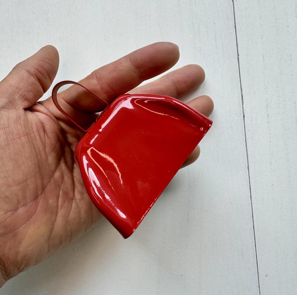 Metal cowbell with set of 2 for sports [Muy Bien] handle, events, cheering, parties, etc.